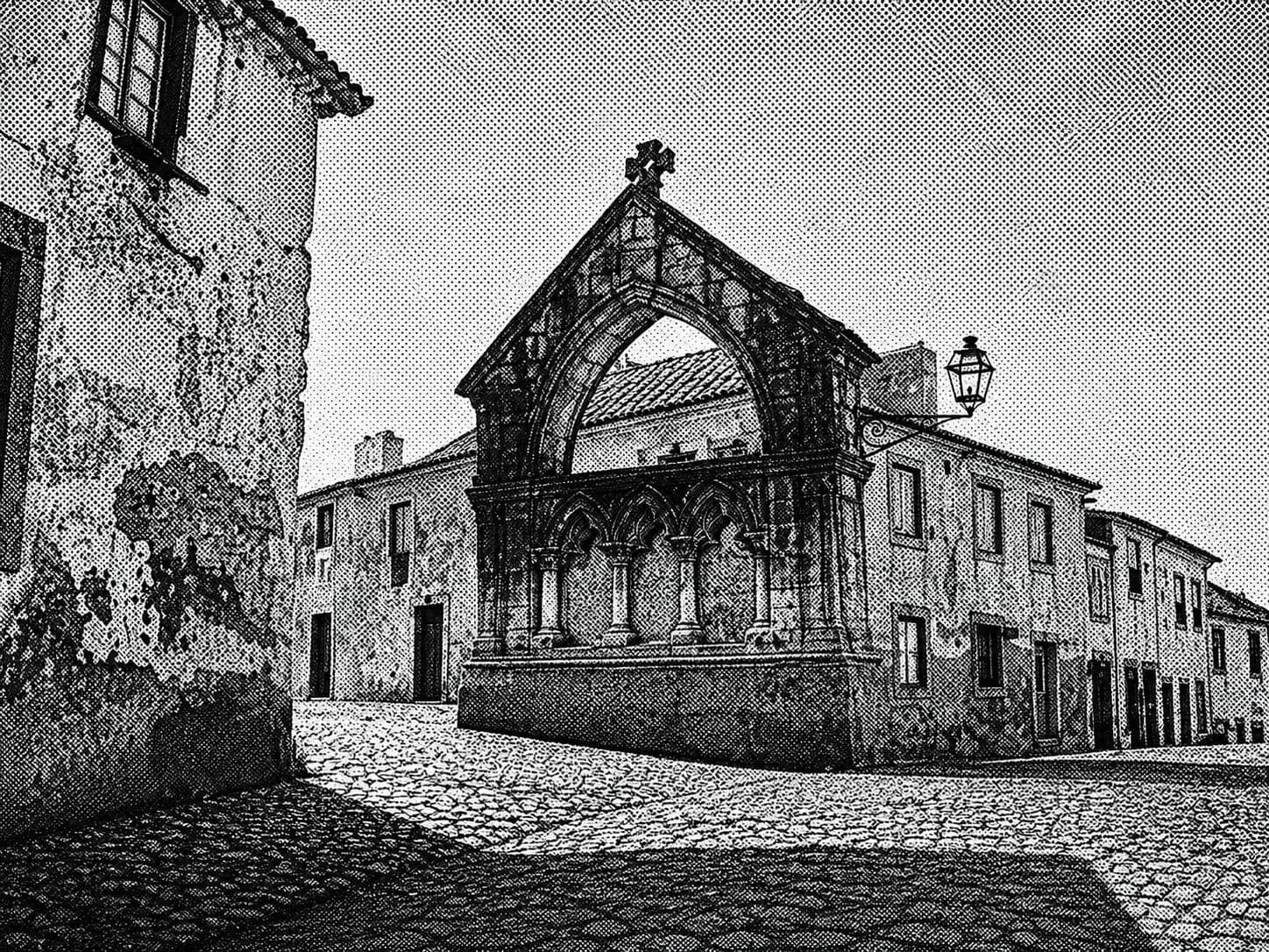 Largo com pelourinho português